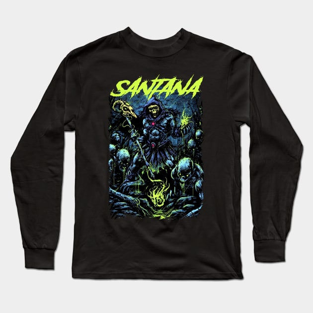 SANTANA BAND DESIGN Long Sleeve T-Shirt by Rons Frogss